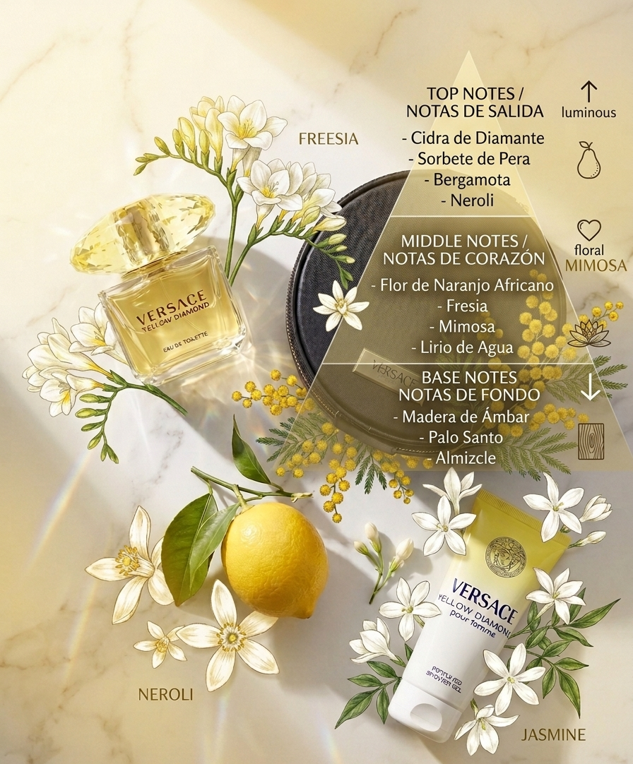 Set Versace Yellow Diamond