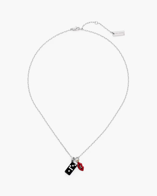 Collar Marc Jacobs "The Domino & Lips Charm"