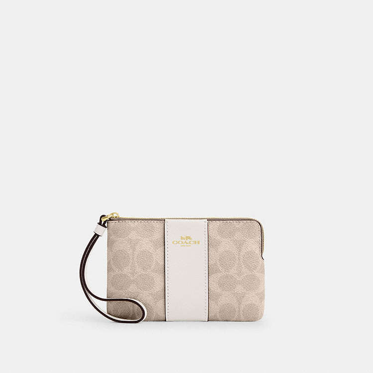 CARTERA DE MANO CON CREMALLERA COACH