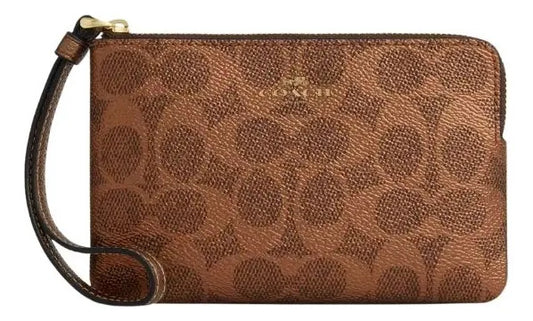 CARTERA DE MANO CON CREMALLERA COACH