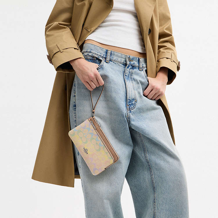 CARTERA CON DOBLE CREMALLERA COACH