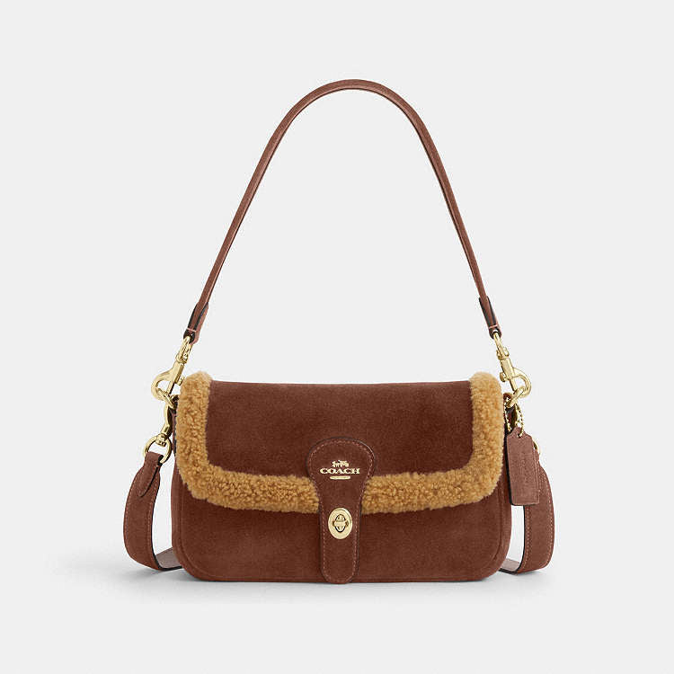 BOLSO COACH DE GAMUZA