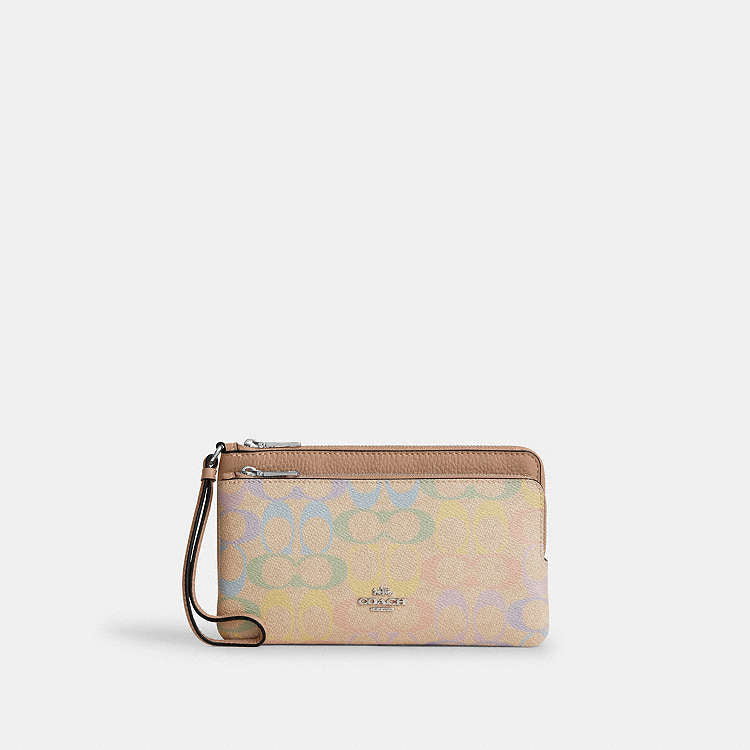 CARTERA CON DOBLE CREMALLERA COACH