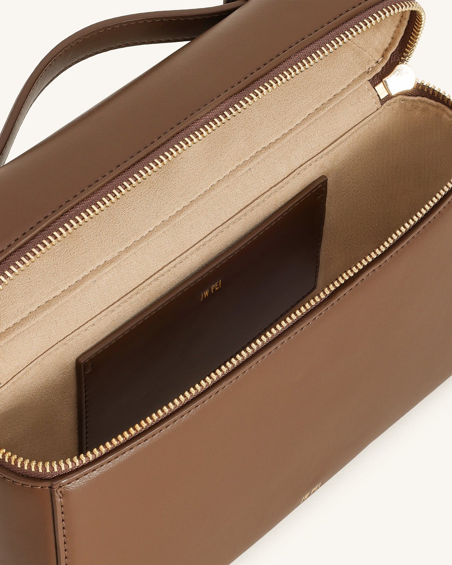 JW PEI Bolsa grande con asa superior Thea - Marrón Mocha