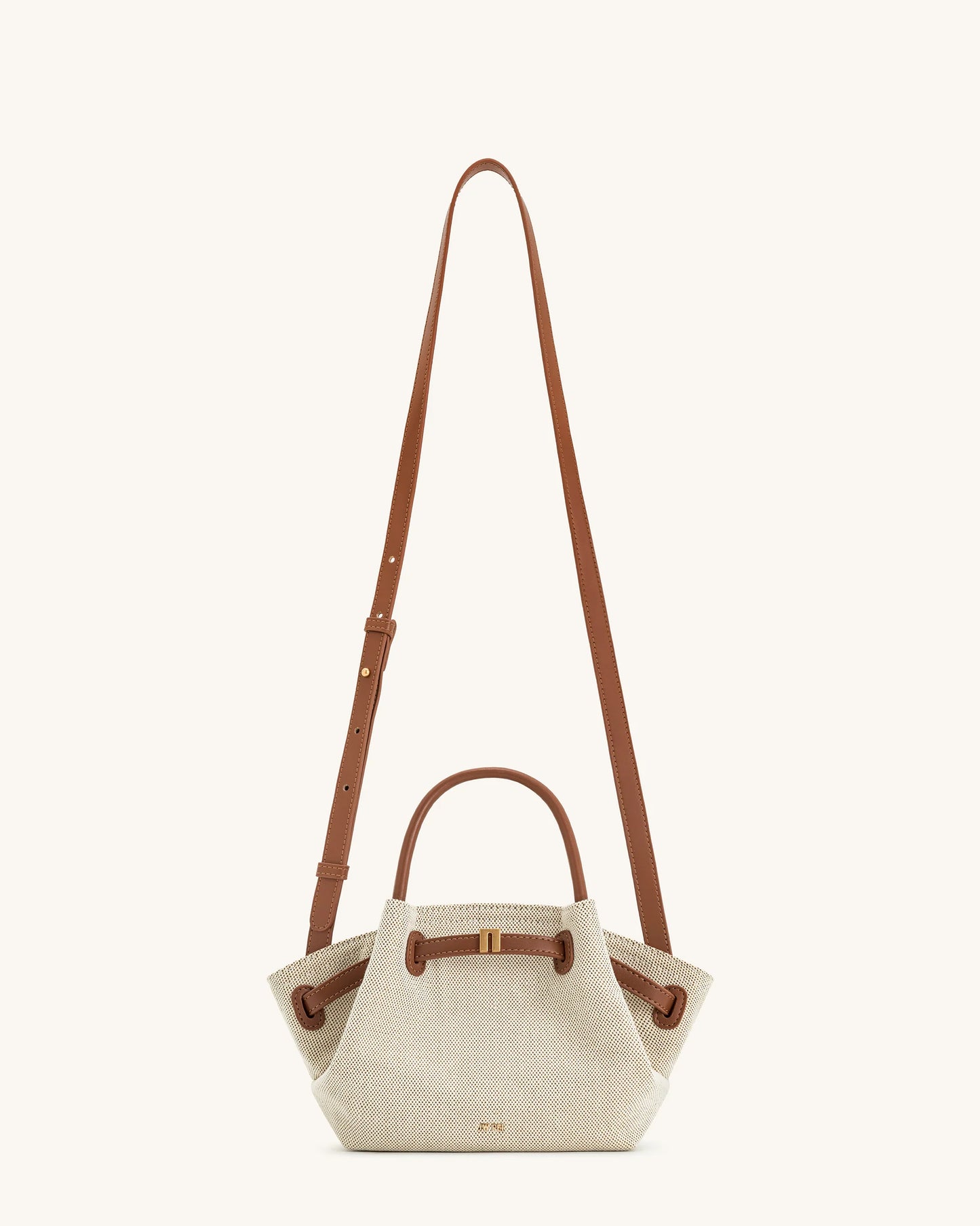 JW PEI Mini bolso de mano Hana - Lona marrón