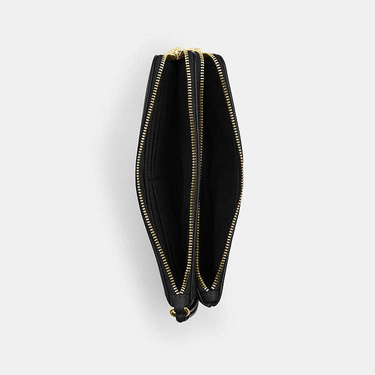 CARTERA CON DOBLE CREMALLERA COACH