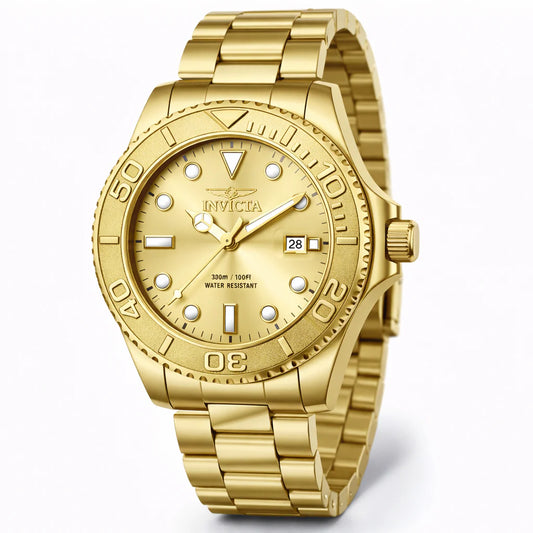 Reloj Invicta Pro Diver Gold Chrono – Elegancia Dorada y Resistencia Absoluta
