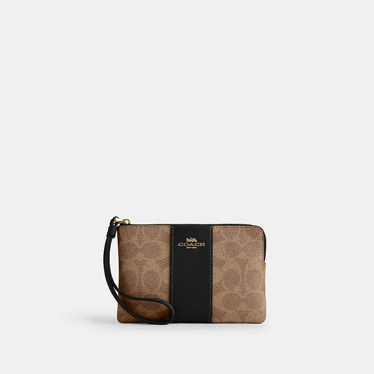 CARTERA DE MANO CON CREMALLERA COACH
