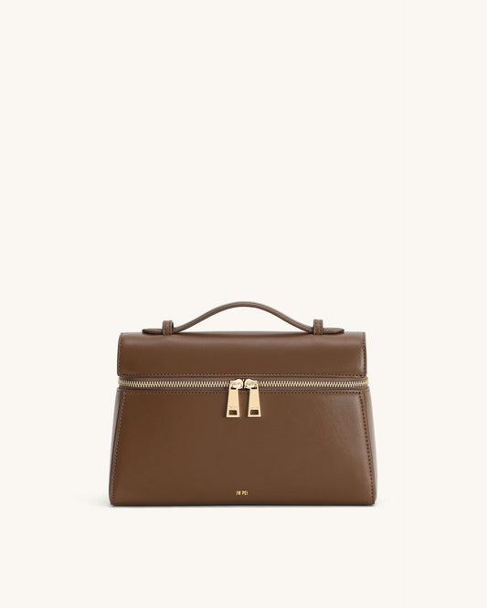 JW PEI Bolsa grande con asa superior Thea - Marrón Mocha