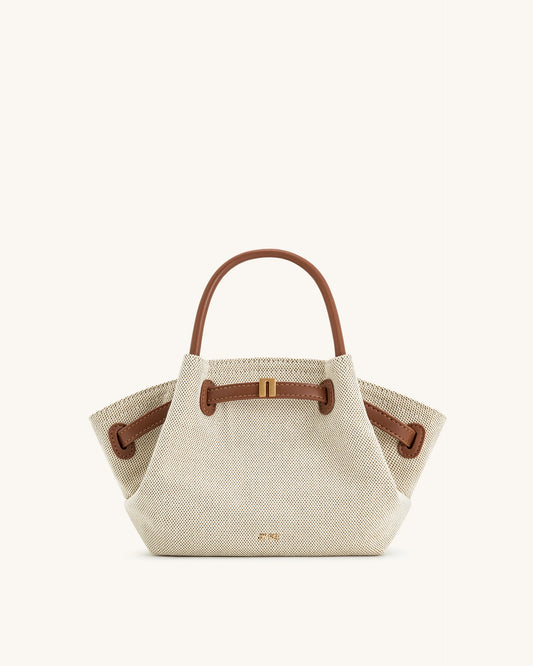 JW PEI Mini bolso de mano Hana - Lona marrón