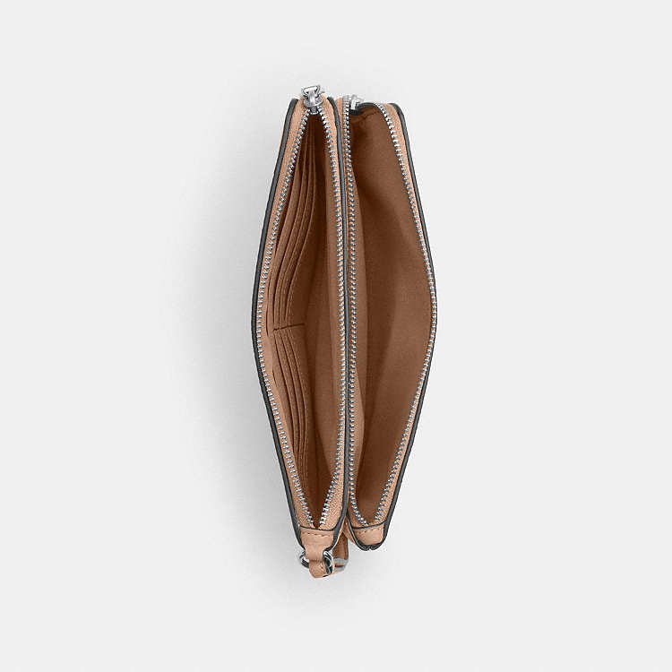 CARTERA CON DOBLE CREMALLERA COACH