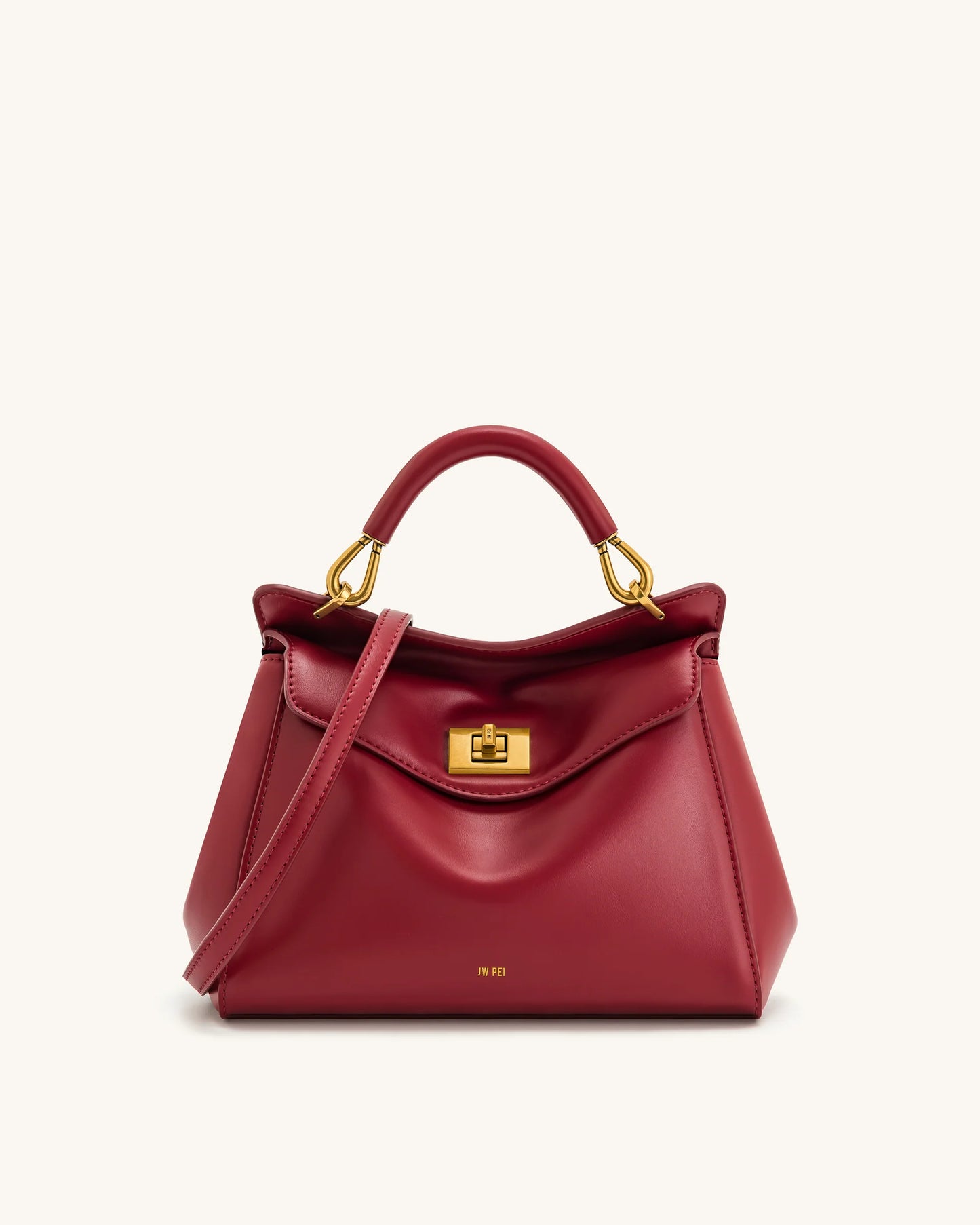 JW PEI Bolso superior clásico de Lucía - Claret