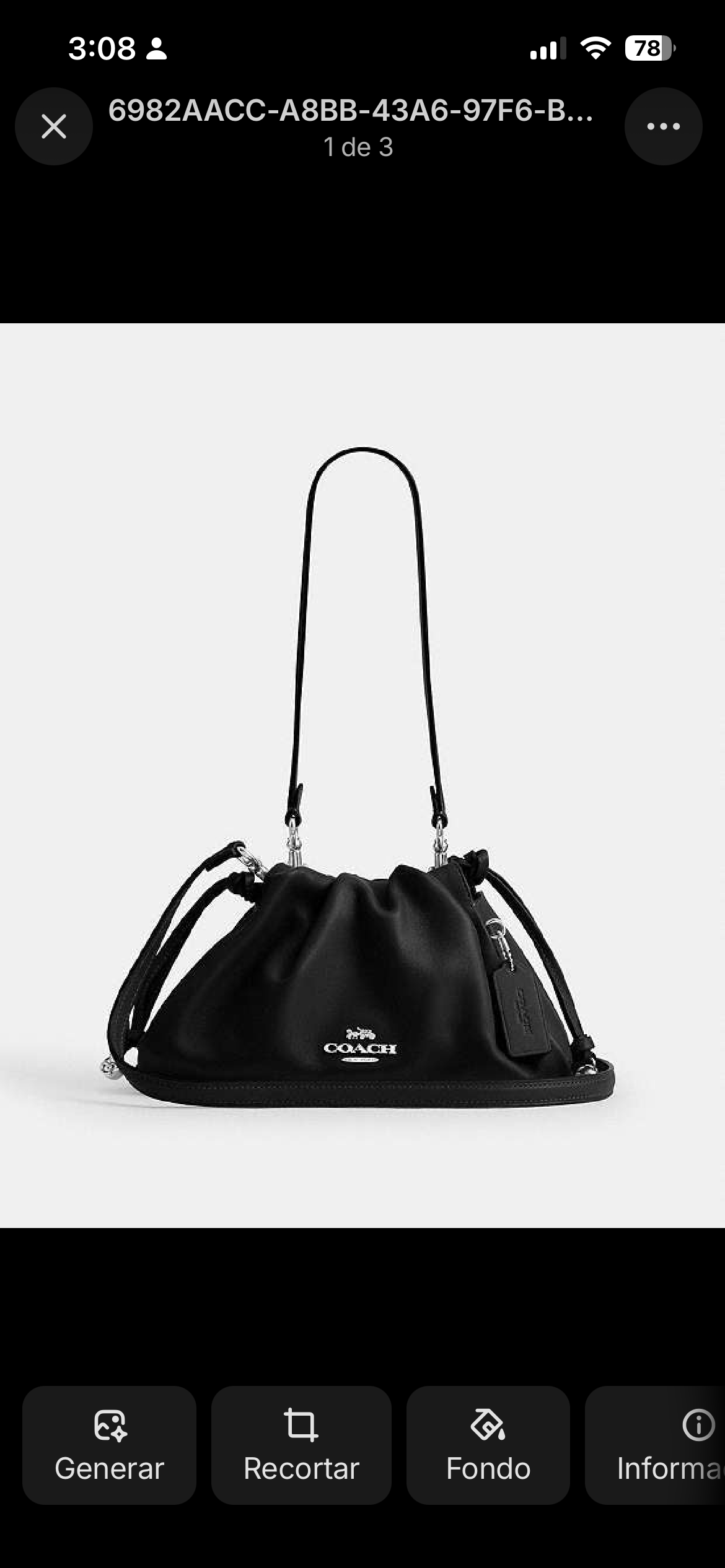 CARTERA DE HOMBRO COACH