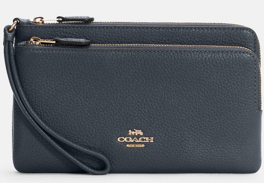 CARTERA CON DOBLE CREMALLERA COACH