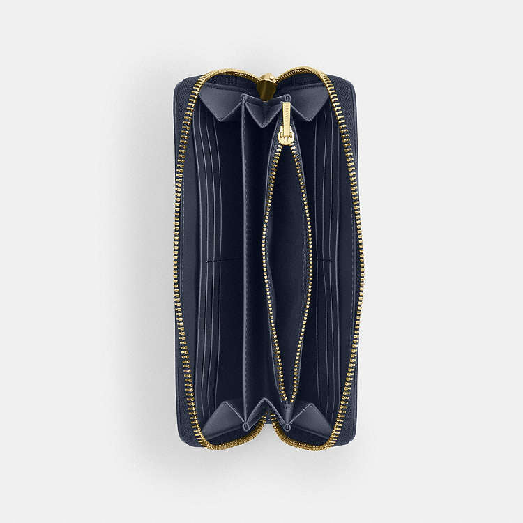 CARTERA LARGA CON CREMALLERA COACH